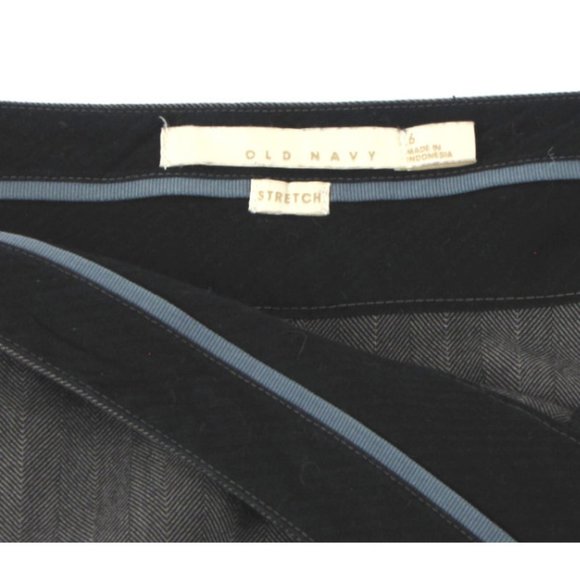 SALE! Pinstripe Gray Short Mini Skirt - Picture 3 of 3